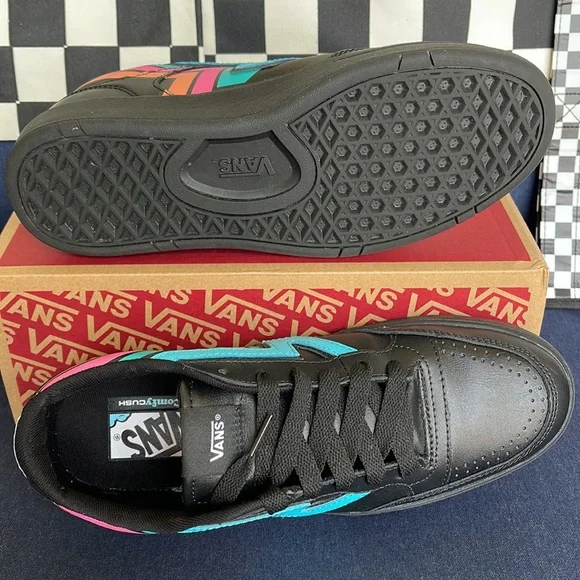 Vans Men’s Lowland CC Fader Black/Multi Sneakers - Picture 4 of 16